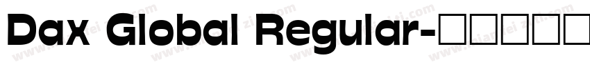 Dax Global Regular字体转换